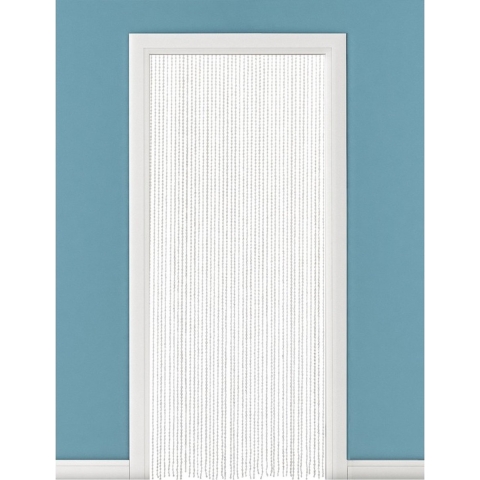 2x Vliegengordijn/deurgordijn PVC transparant 90 x 200 cm -