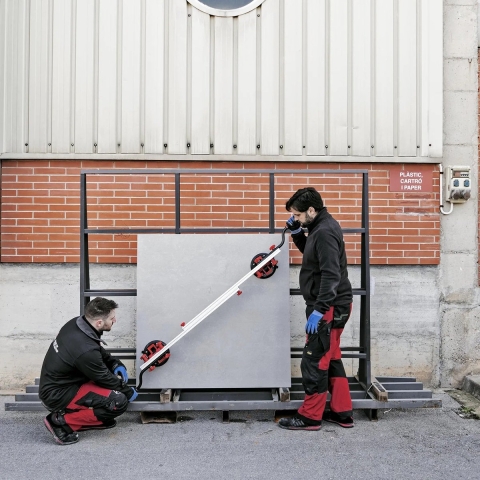 Rubi Slab Trans Mini Tegeldraagsysteem - 55kg - 150x150cm