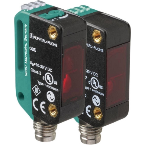 Pepperl+Fuchs Oneway-lichtsluis OBE12M-R100-S2EP-IO-V31 OBE12M-R100-S2EP-IO-V31 Ontvanger, Zender Lichtschakelend, Donkerschakelend, Trimmer 10 - 30 V/DC 1