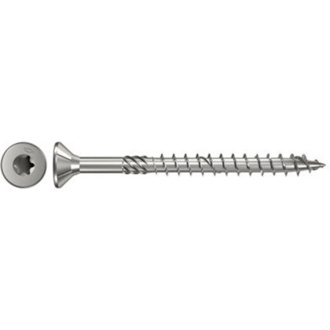 Fischer 657124 Houtschroef 6 mm 100 mm T-profiel RVS A2 100 stuk(s)
