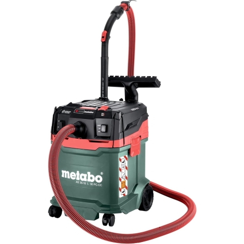 Metabo AS 36-18 L 30 PC-CC 602073850 Accu-stofzuiger 30 l Zonder accu, Zonder lader