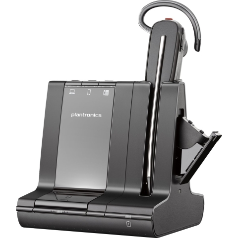 HP Poly Savi 8245 DECT In Ear headset Computer DECT, Bluetooth Mono Zwart Ruisonderdrukking (microfoon) Headset