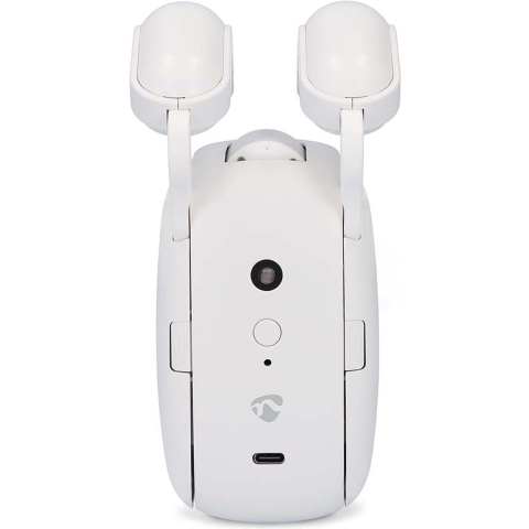 Nedis SmartLife Gordijnrobot | Roede | Gordijnen | Batterij Gevoed / USB Gevoed | 4000 mAh | Bluetooth® | Wit - BTMC10WT1PC
