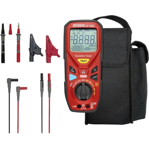 Benning IT 100 Isolatiemeter 50 V, 100 V, 250 V, 500 V, 1000 V 20 GΩ