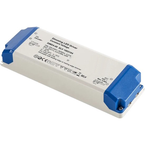 SLV 1003104 LED-transformator 50 W 24 V Dimbaar 1 stuk(s)