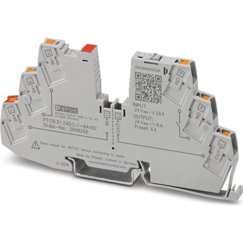 Phoenix Contact 2908262 PTCB E1 24DC/1-8A NO Beveiligingsschakelaar 1x NO 1 stuk(s)