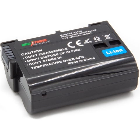 ChiliPower Nikon EN-EL15c accu - 2280mAh