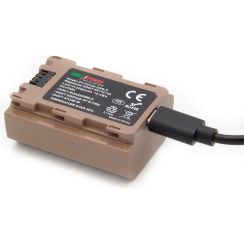ChiliPower accu NP-FZ100 USB-C versie voor Sony - 2280mAh