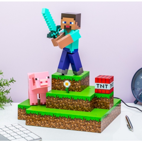 Minecraft - Steve Diorama Light