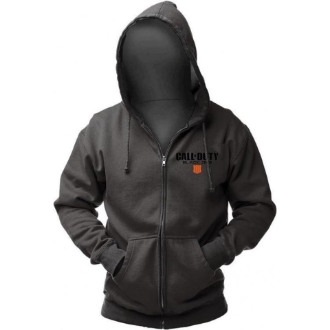 Call of Duty Black Ops 4 Zip-up Hoodie Patch Grey