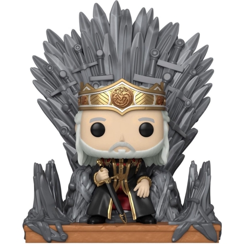 House of the Dragon - Day of the Dragon Funko Pop Vinyl: Viserys on the Iron Throne
