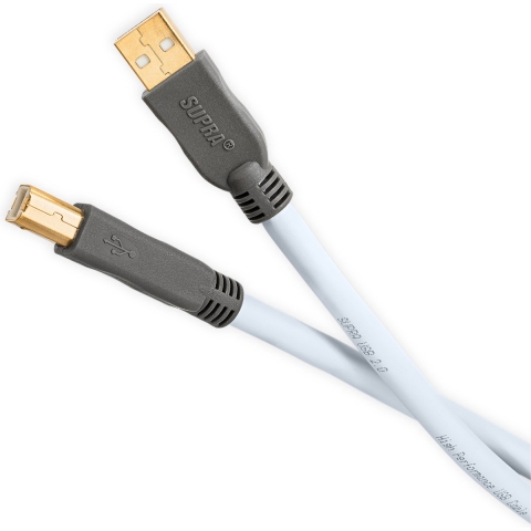 Supra: USB 2.0 A-B kabel - 2 meter