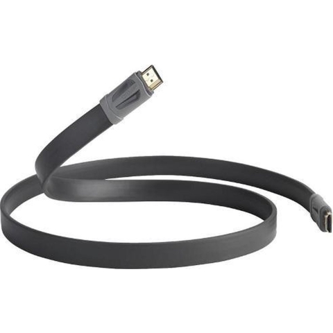 QED: Performance Eflex HDMI 2.0M - Donkergrijs