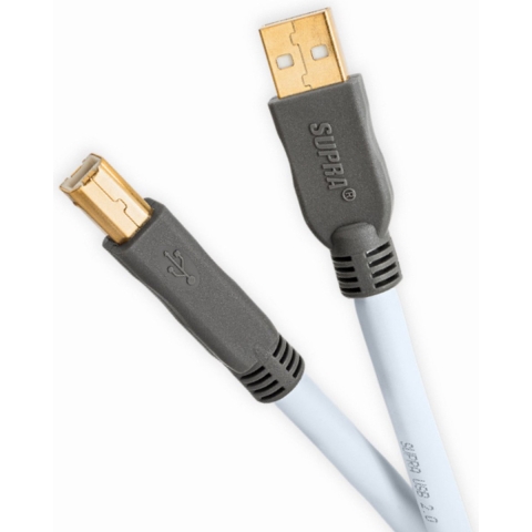 Supra: USB 2.0 A-B kabel - 0,7 meter