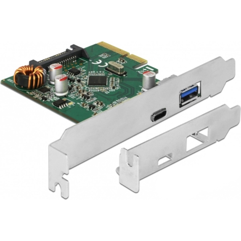 PCIe > 1x USB C + 1x USB A USB-controller