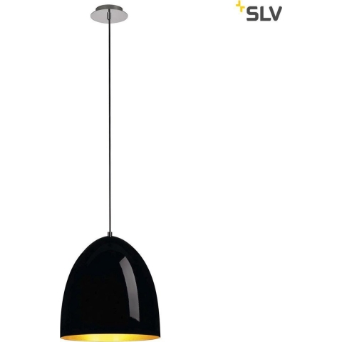 SLV Para Cone 30 133060 Hanglamp E27 0.00 W Zwart, Goud