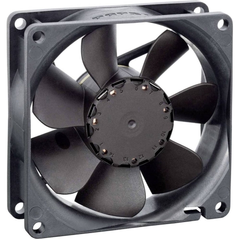 EBM Papst 8412N/2G Axiaalventilator 12 V/DC 65 m³/h (l x b x h) 25.4 x 80 x 80 mm
