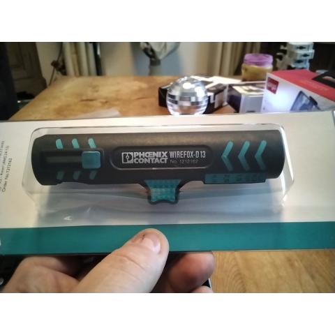 Phoenix Contact 1212162 WIREFOX-D 13 Kabelstripper Geschikt voor: Installatiekabel 8 tot 13 mm 0.2 tot 4 mm²