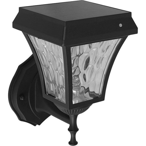 V-TAC 2889 VT-982-S Wandlamp op zonne-energie LED 2.00 W Zwart (mat)