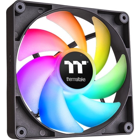 Thermaltake CL-F150-PL14SW-A PC-ventilator Zwart, Transparant, RGB (b x h x d) 140 x 140 x 25 mm
