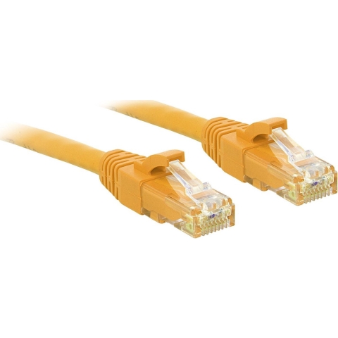 LINDY 48070 RJ45 Netwerkkabel, patchkabel CAT 6 U/UTP 30.00 m Geel 1 stuk(s)