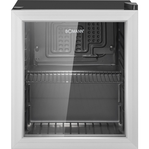 Bomann KSG 7286 Glaskoelkast Energielabel: E (A - G) 48 l Zwart, Grijs
