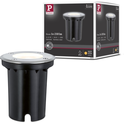 Paulmann 93992 Buitenlamp (inbouw) GU10 LED G (A - G) 3.5 W RVS