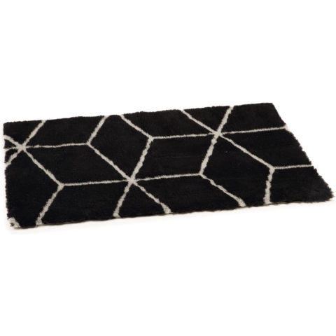 Beeztees Eco Vetbed Qub - Hondenmat - Bench - Zwart"Grijs - 109x69cm