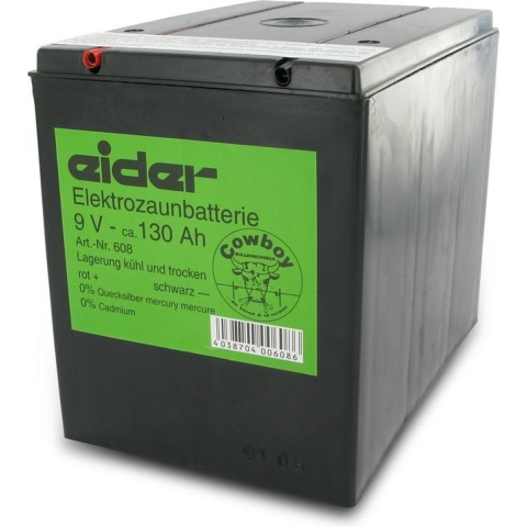 Batterij Eg Super 9V " 130Ah (H16 X L19 X B13 Cm)