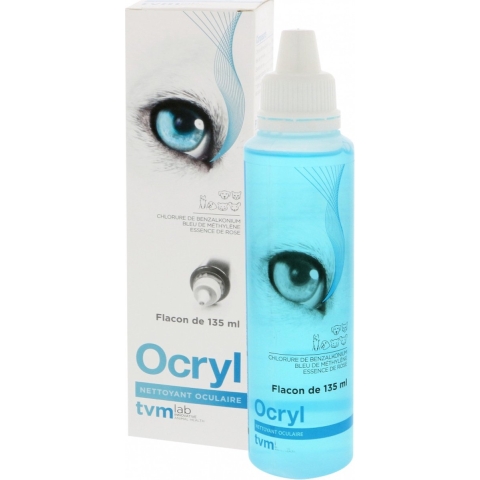 Ocryl oogreiniger voor hond en kat 3 x 135 ml