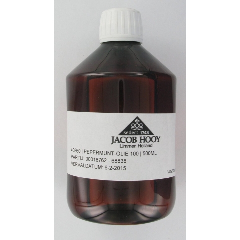 Jacob Hooy Essentiële Olie Pepermunt
