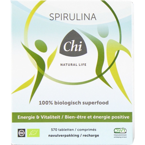 Chi Bio Spirulina Tabletten Navulling
