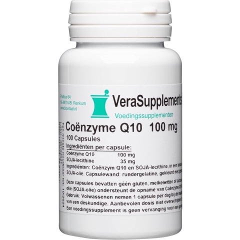 VeraSupplements Coënzyme Q10 100 mg Capsules