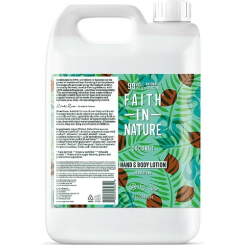 Faith in Nature Coconut Hand & Body Lotion Navulverpakking