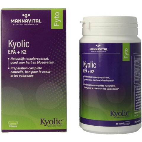 MannaVital Kyolic EPA + K2 Capsules