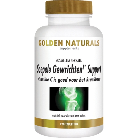 Golden Naturals Soepele Gewrichten & Kraakbeen Support Tabletten