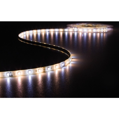 KIT MET LED-STRIP, CONTROLLER EN VOEDING - 300 LEDs - 5 m - 12 VDC - WARMWIT & KOUDWIT - Vellight