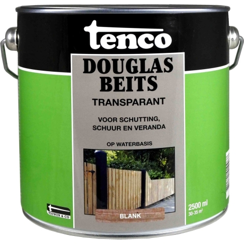 Douglas beits transparant blank 2,5l verf/beits - Tenco