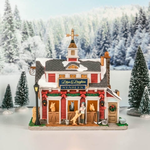 Litton & Laughton Stables B/O Led Kerst - Lemax
