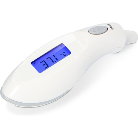 Alecto BC-27 - Infrarood oorthermometer, wit