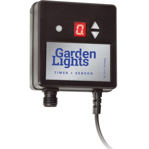 GARDEN LIGHTS 12V TIMER + DONKER-LICHT SENSOR