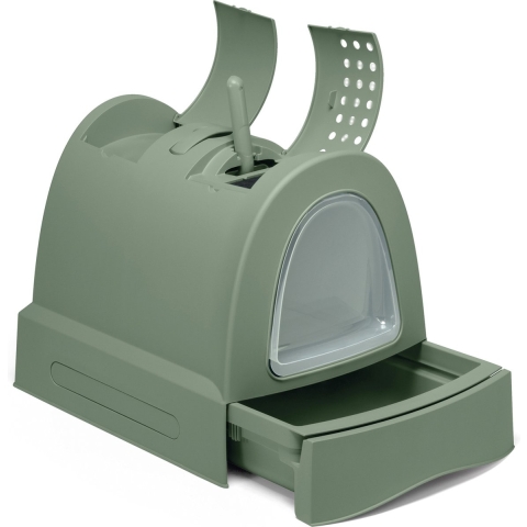 Imac Imac kattenbak zuma met schuiflade groen