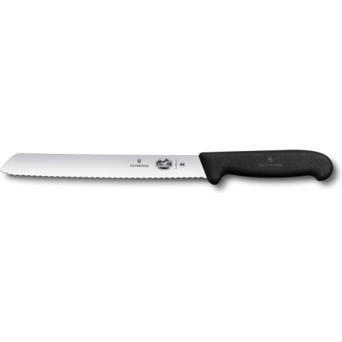 VICTORINOX - Fibrox - Broodmes 21cm zwart