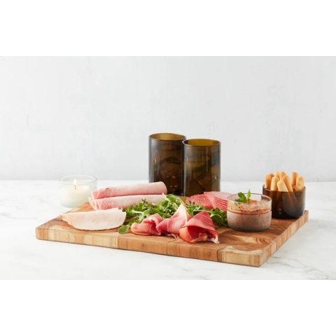 POINT-VIRGULE - Houten Plank - Plank Teakhout 40x30cm
