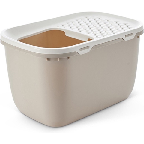 Savic Savic kattenbak hop in giant wit / mokka