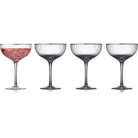 Lyngby - Palermo - Cocktailglas 0,31l Set/4 Goud