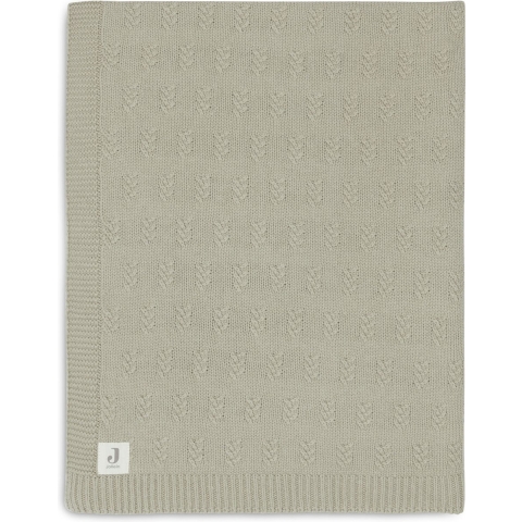 Jollein Ledikantdeken Grain Knit - 100x150 cm. - Olive Green