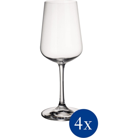VILLEROY & BOCH - Ovid - Witte wijnglas Set 4-delig