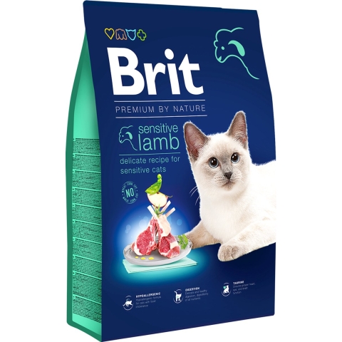 Brit-petfood Brit Premium by Nature Kat - Sensitive Lam