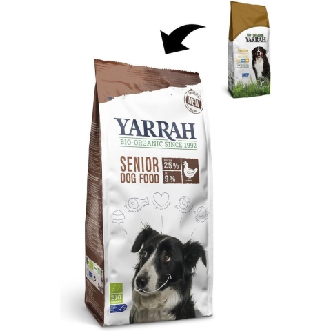 Yarrah - Droogvoer Hond Senior Bio 10kg